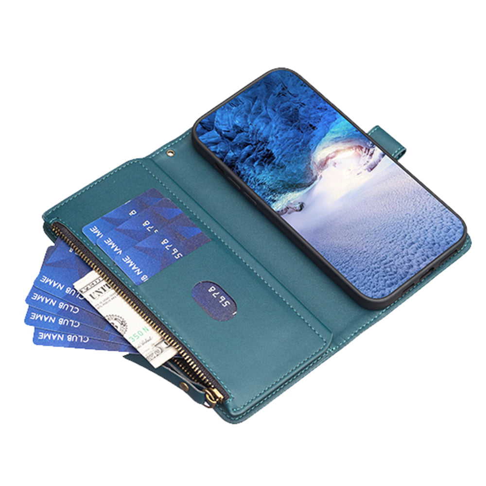 BF Style-19 til Samsung Galaxy S20 FE 5G / S20 FE / S20 FE 2022 / S20 Lite PU lædercover Pungholder med lynlås telefoncover BF Style-19 til Samsung Galaxy S20 FE 5G / S20 FE / S20 FE 2022 / S20 Lite PU lædercover Pungholder med lynlås telefoncover